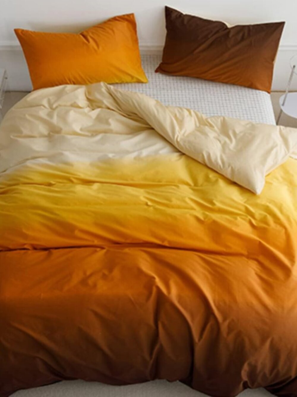 Sunset gradient ombre comforter queen